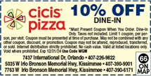 Special Coupon Offer for Cicis Pizza - Orlando - I-Drive